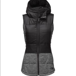 North Face hooded vest